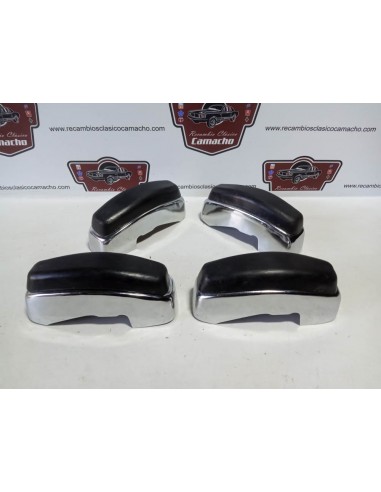 Juego de 4 mascotas cromadas con goma Talbot Horizon