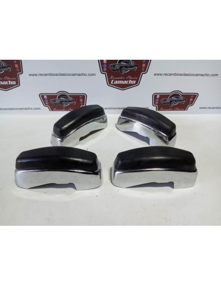 Juego de 4 mascotas cromadas con goma Talbot Horizon