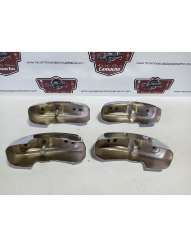 Juego de 4 mascotas cromadas con goma Talbot Horizon