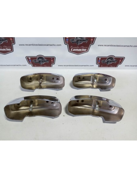 Juego de 4 mascotas cromadas con goma Talbot Horizon