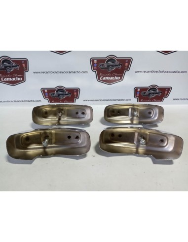 Juego de 4 mascotas cromadas con goma Talbot Horizon