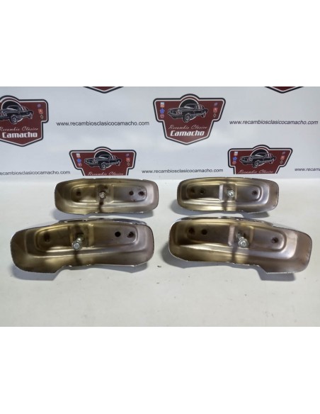 Juego de 4 mascotas cromadas con goma Talbot Horizon