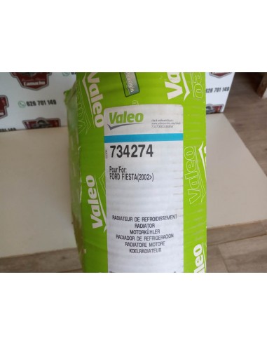 Radiador refrigeración motor Ford Fiesta y Fusión a partir del 2002