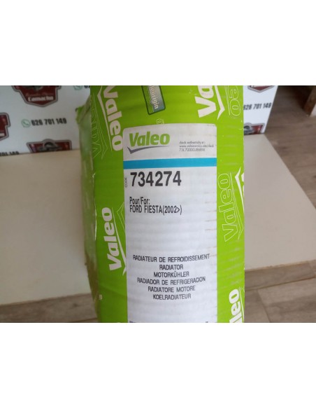 Radiador refrigeración motor Ford Fiesta y Fusión a partir del 2002