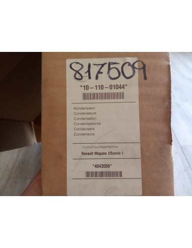 Condensador aire acondicionado Renault Megane I y Scenic I