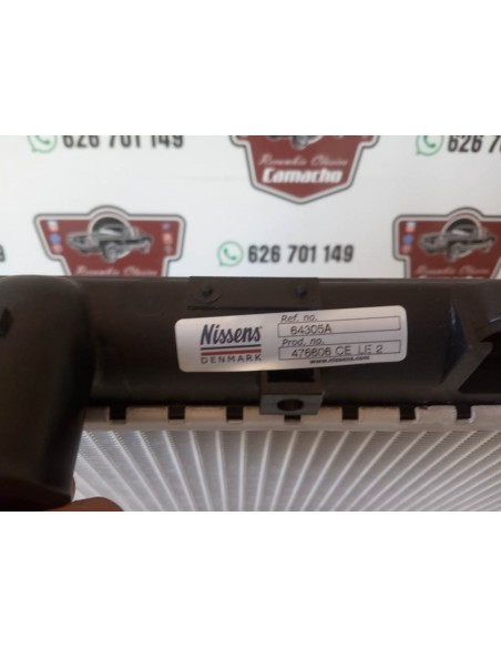 Radiador refrigeración motor Rover 200 , 25  y MG ZR