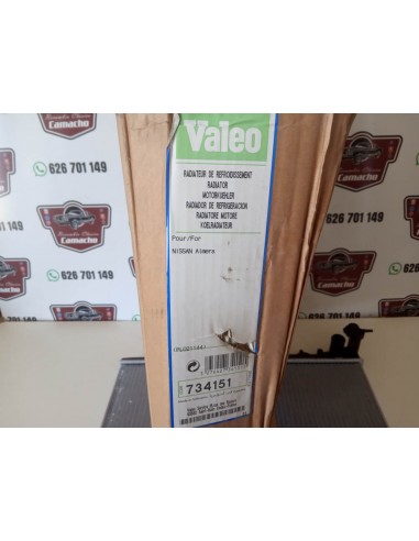 Radiador refrigeración de motor Nissan Almera I gasolina