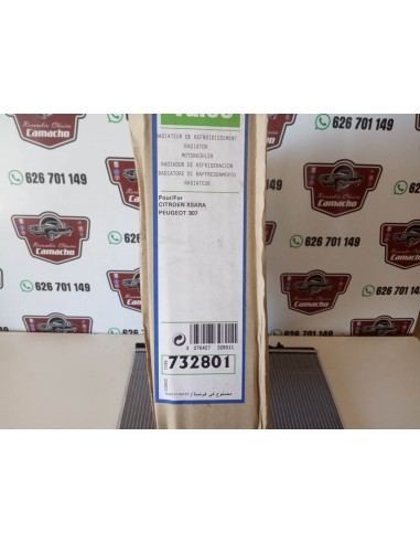 radiador refrigeración de motor Citroen Xsara y Peugeot 307 (1.6 16v)
