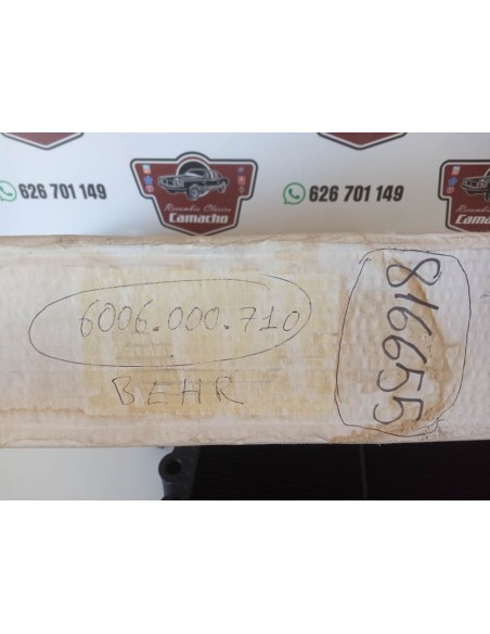 Radiador refrigeración de motor Renault 19 y Clio I gasolina 1.2 y 1.4