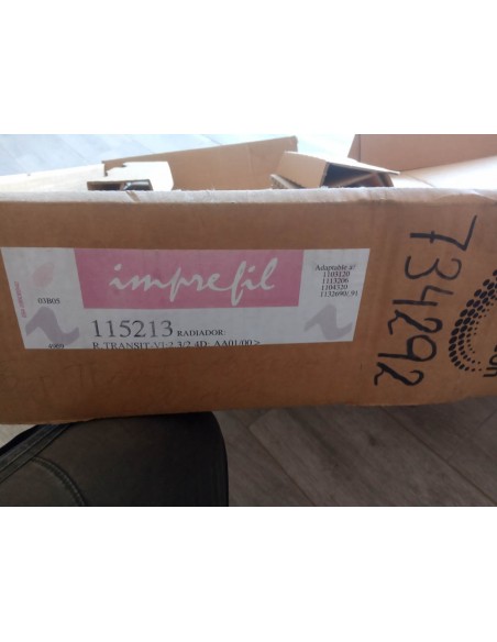 Radiador refrigeración motor Ford Transit MK5 a partir del 2000