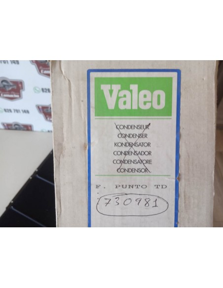 Radiador refrigeración motor Fiat Punto 1.7 D y TD (del 94 al 2000)