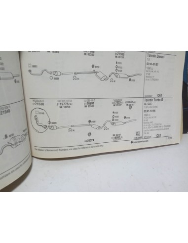 Salida colector escape Seat Ibiza , Córdoba ,Toledo , Vw Golf III, Passat y vento