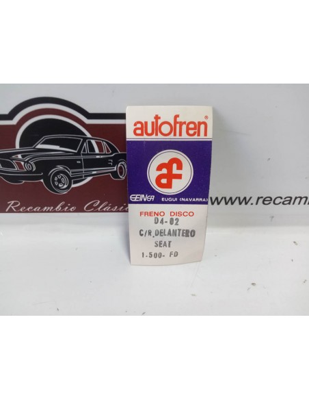 Kit reparación pinza de freno delantera Seat 1500 (54 mm)