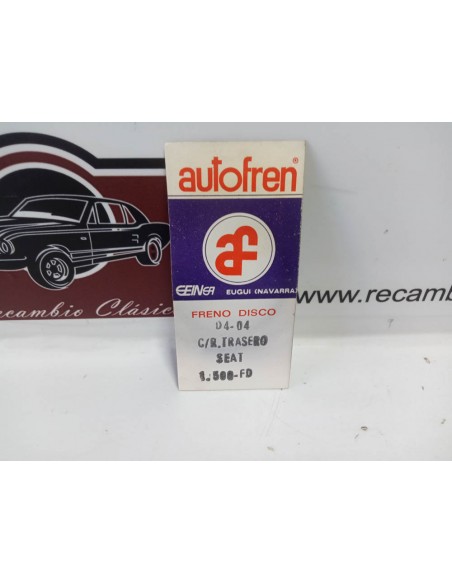 Kit reparación pinza de freno trasera Seat 1500 (48 mm)