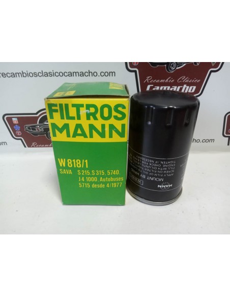 Filtro de aceite Sava J4 1000, S 215 , S 315 ,5740 , etc