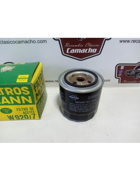 Filtro de aceite Seat 124 , 131 , 132 , 124 sport , 128 y 1200 sport