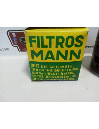 Filtro de aceite Seat 124 , 131 , 132 , 124 sport , 128 y 1200 sport