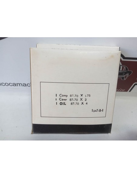 Juego de segmentos Talbot Chrysler 160 y 180 (87,70 mm)