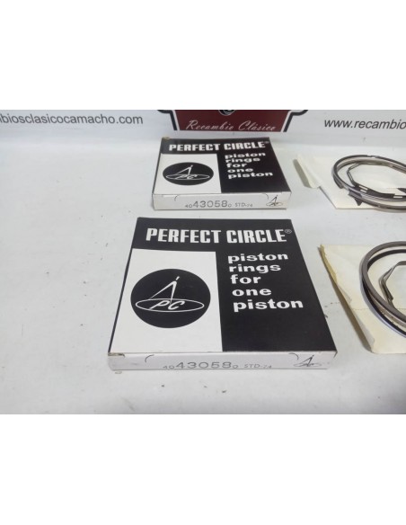 Juego de segmentos Citroen 2cv, Mehari , Dyane 6 , etc (74 mm)