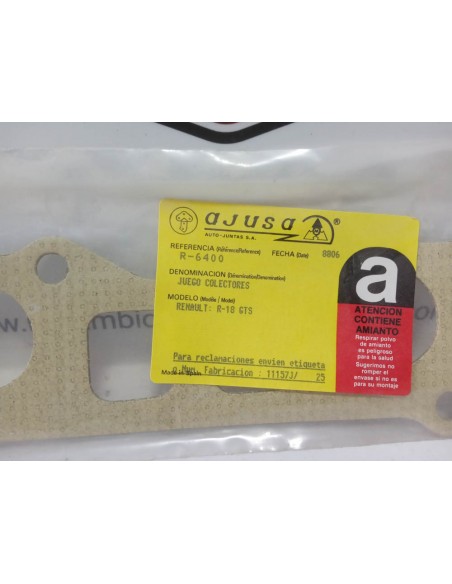 Juego de juntas colector de escape Renault 18 GTS