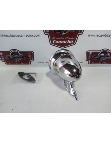 Espejo retrovisor cromado tipo Obus ( 1 tornillo de sujeción )