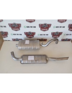 Línea dos silenciosos de escape Seat 1500