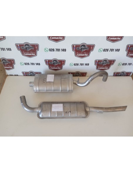 Línea dos silenciosos de escape Seat 1500