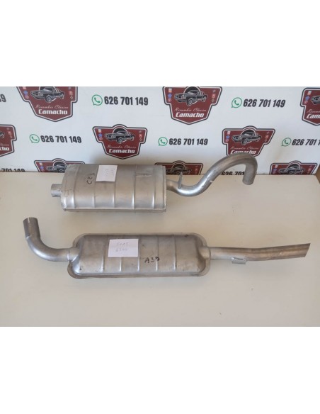 Línea dos silenciosos de escape Seat 1500