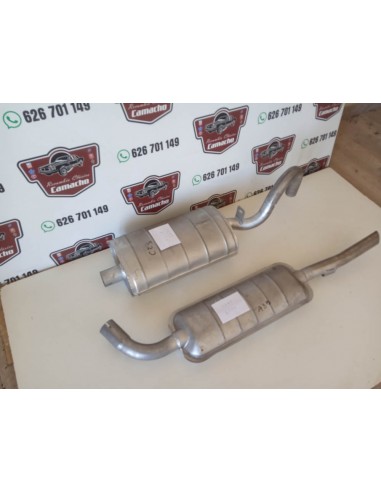 Línea dos silenciosos de escape Seat 1500