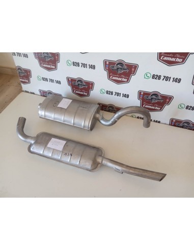 Línea dos silenciosos de escape Seat 1500