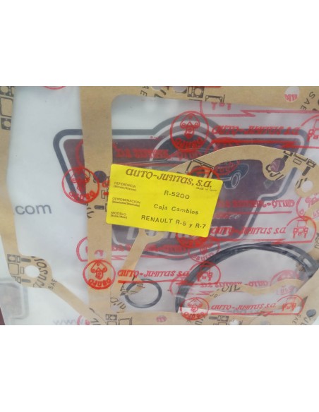 Juego de juntas caja de cambios Renault 4 ,5 , 6 y 7 (4 velicidades)