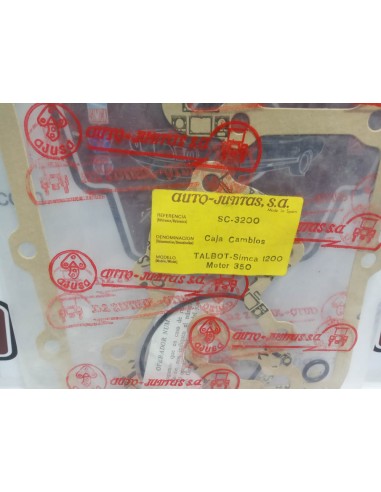 Juego de juntas caja de cambios Talbot Simca 1200 ( motor 350 )