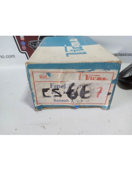 Espejo retrovisor Renault 5 , 7 y 12 (negro)