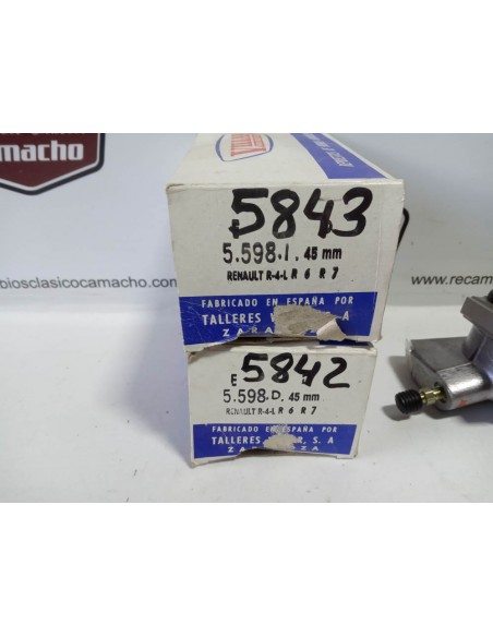 Pareja pinza de freno delantera Renault 4 , 5 , 6 y 7