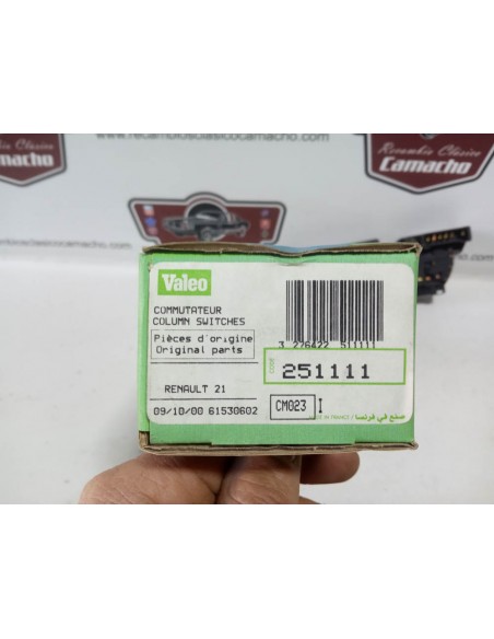 Palanca conmutador limpiaparabrisas Renault 21 (6 pines)