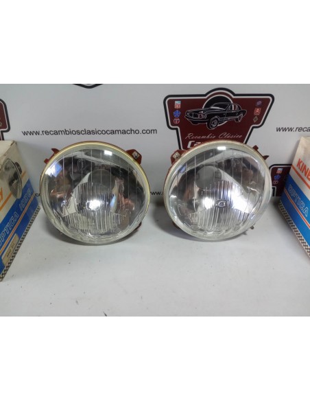Pareja faro delantero Citroen Dyane y Mehari (europea con posición)