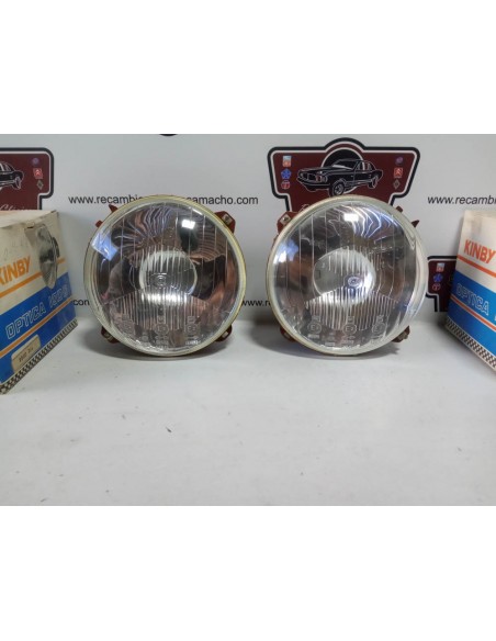 Pareja faro delantero Citroen Dyane y Mehari (europea con posición)