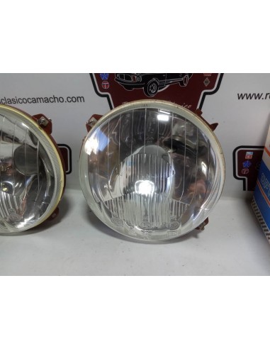 Pareja faro delantero Citroen Dyane y Mehari (europea con posición)