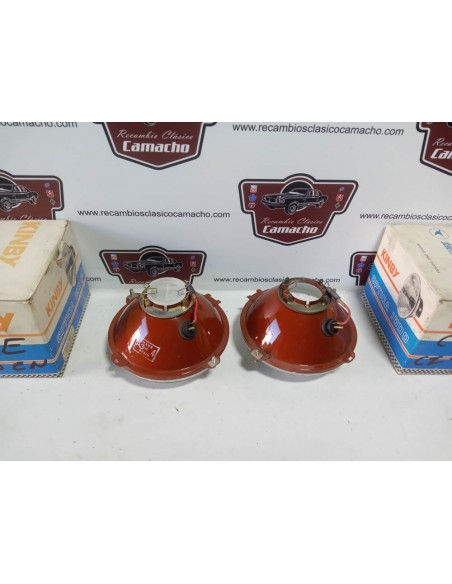 Pareja faro delantero Citroen Dyane y Mehari (europea con posición)