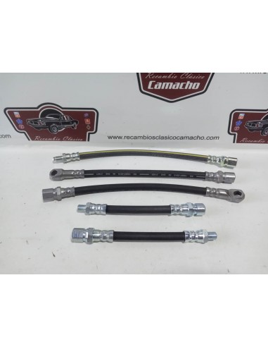 Juego 5 latiguillo de freno Seat 124 , 1430 y 124 sport (freno de disco trasero)