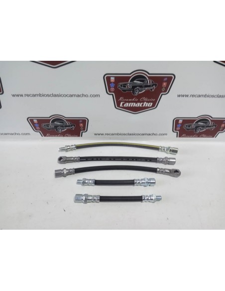 Juego 5 latiguillo de freno Seat 124 , 1430 y 124 sport (freno de disco trasero)