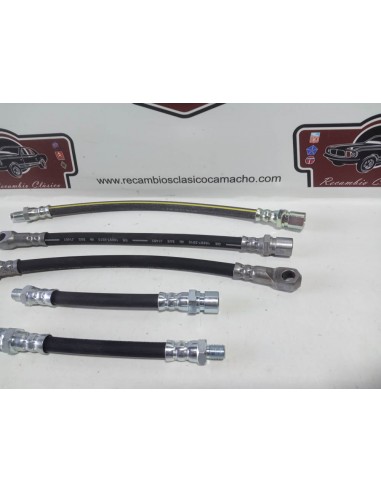 Juego 5 latiguillo de freno Seat 124 , 1430 y 124 sport (freno de disco trasero)
