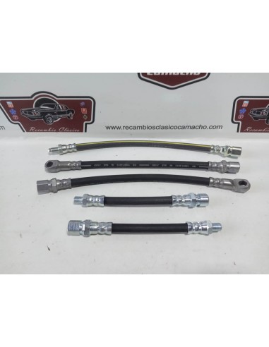 Juego 5 latiguillo de freno Seat 124 , 1430 y 124 sport (freno de disco trasero)