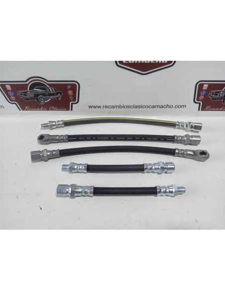 Juego 5 latiguillo de freno Seat 124 , 1430 y 124 sport (freno de disco trasero)