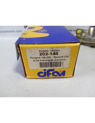 Bomba de freno Peugeot 106 , 205 , 309 , Renault Clio I , 19 y Megane