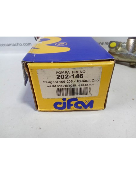 Bomba de freno Peugeot 106 , 205 , 309 , Renault Clio I , 19 y Megane