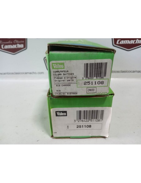 Palanca conmutador limpiaparabrisas Renault 19