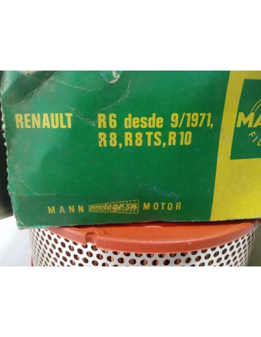 Filtro de aire Renault 8 y 10