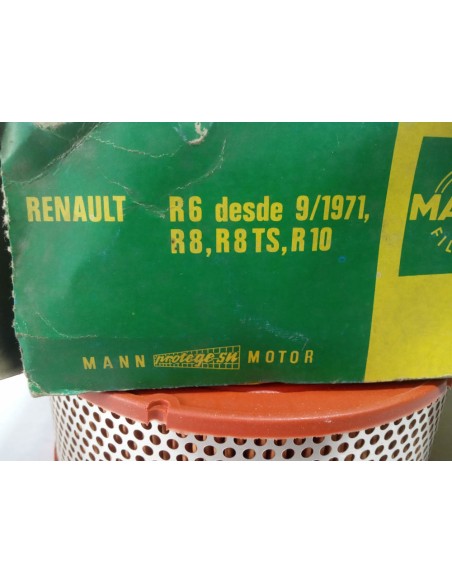 Filtro de aire Renault 8 y 10