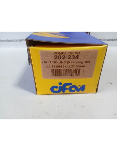 Bomba de freno Fiat uno Turbo, Croma , Alfa Romeo 164 y Lancia Thema